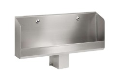 SANELA - Pisoárový žľab s elektronikou, dĺžka 1200 mm, napájanie zo siete, nerezová (SLPN 03E)