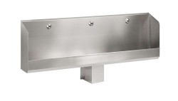 SANELA - Pisoárový žľab s elektronikou, dĺžka 1800 mm, napájanie zo siete, nerezová (SLPN 04E)