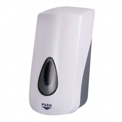 SANELA - Plastové doplňky Dávkovač penového mydla, 1 l, biela (SLDN 05)