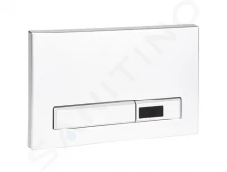 SANELA - Příslušenství Automatický splachovač WC do zostáv SLR 20 a SLR 21, tlačidlo, biely (SLW 02A)
