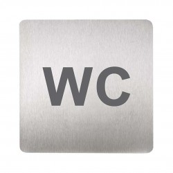 SANELA - Příslušenství Piktogram WC, nerezová (SLZN 44T)