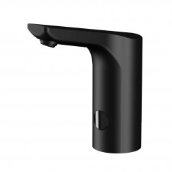 SANELA - Senzorové baterie Elektronická umývadlová batéria, napájanie z batérie, čierna (SLU 61VB)