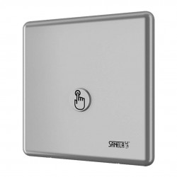 SANELA - Senzorové sprchy Ovládanie spŕch tlačidlom piezo na jednu vodu, na batériové napájanie, chróm (SLS 01PB)