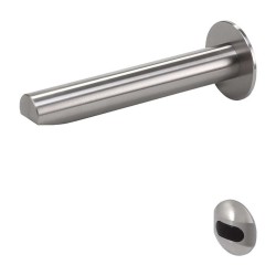 SANELA - Set umývadlové automatické batérie, napájanie z batérie 6V, matná nehrdzavejúca oceľ (SLU 39BX)