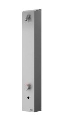 SANELA - Sprchový panel s elektronikou a termostatickým ventilom, na 2 vody, sieťové napájanie (SLSN 02ET)