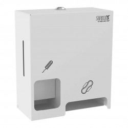 SANELA - Zásobník na hygienické potreby, biela (SLZN 86W)