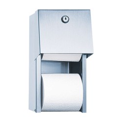SANELA - Zásobník z nehrdzavejúcej ocele na toaletný papier (SLZN 26)