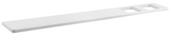 SAPHO - ABELINE polička Rockstone 800, 2 otvory, biela mat (AB802-0101)