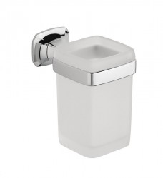 SAPHO - AIDA pohár, mliečne sklo, chróm (AI004)