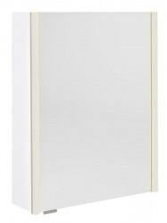 SAPHO - ALIX galérka s LED osvetlením 56x70x17,5cm, ľavá/pravá, biela (AX156-0030)