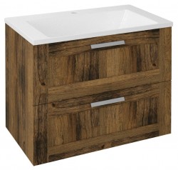 SAPHO - AMIA umývadlová skrinka 74,5x60x45cm, dub Collingwood (AM075-1919)