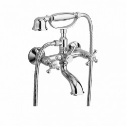 SAPHO - ANTEA nástenná vaňová batéria kompletná, chróm (3011)