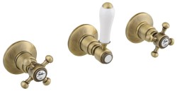 SAPHO - ANTEA podomietková sprchová batéria, 2 výstupy, bronz (SET305-106)