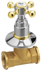 SAPHO - ANTEA podomietkový ventil, studená, chróm/zlato (3052C)