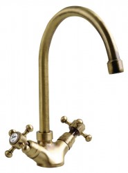 SAPHO - ANTEA stojánkova drezová batéria, výška 275, bronz (3096)