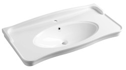 SAPHO - ANTIK keramické umývadlo 100x50cm, biela (AN100)