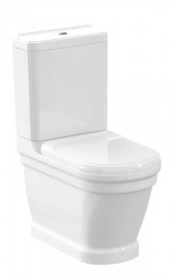 SAPHO - ANTIK WC kombi, spodný/zadný odpad, biela (WCSET08-ANTIK)