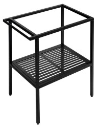SAPHO - ARYA podstavec pod umývadlo 680x850x450, čierna (AR065-M1)