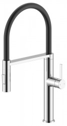 SAPHO - ATON stojanková drezová batéria so sprškou, chróm (EV125)