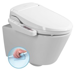 SAPHO - AVVA závesné WC s elektronickým bidetom BLOOMING ECONOMY PLUS (NB-1160D-3)