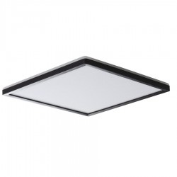 SAPHO - AZPO stropné LED svietidlo, 420x420, 22W, 3000/4000/6000K, IP54, čierna mat (31535)