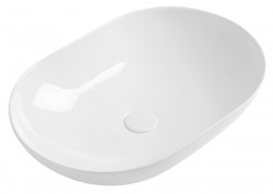 SAPHO - BALISONG keramické umývadlo na dosku 60x40cm, biela (WH080)