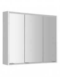 SAPHO - BATU zrkadlová galerka 80x71x15cm, 2x LED osvetlenie, biela lesk (1141131)