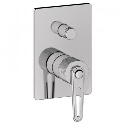 SAPHO - BEBÉ podomietková sprchová batéria, 2 výstupy, chróm (BB042)