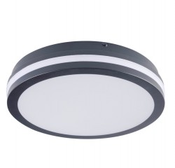 SAPHO - BENO stropné LED svietidlo pr.260x55, 24W, čierna grafit (33341)