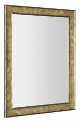 SAPHO - BERGARA zrkadlo v drevenom ráme 742x942, zlatá (NL527)