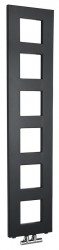 SAPHO - BLOCK vykurovacie teleso 280x1330 čierna matná (IR181)