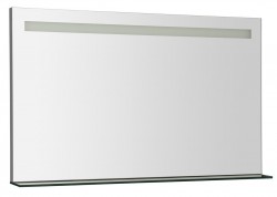 SAPHO - BRETO zrkadlo  s LED osvetlením a policou 1000x608 (BT100)