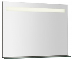 SAPHO - BRETO zrkadlo  s LED osvetlením a policou 80x60,8cm (BT080)