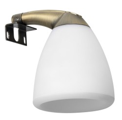SAPHO - CANDELA nástenné LED svietidlo, 4 W, 83x108x114, IP44, bronz (E27175CI-1508)