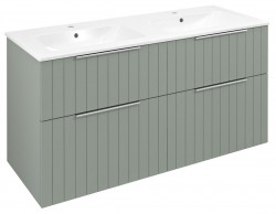 SAPHO - CIRASA STRIP umývadlová skrinka 118,4x64x46cm, verde (CR121-4444S-21)