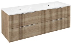 SAPHO - CIRASA STRIP umývadlová skrinka 139,6x52x46cm, dub alabama (CR141-2322-21)