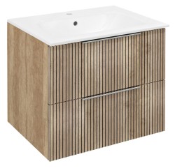 SAPHO - CIRASA STRIP umývadlová skrinka 59,2x52x46cm, dub Alabama (CR611-2322)