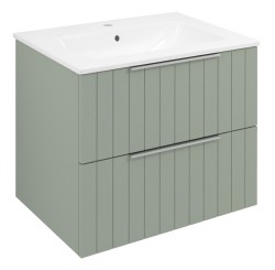 SAPHO - CIRASA STRIP umývadlová skrinka 59,2x52x46cm, verde (CR611-4444S)