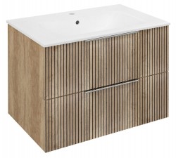 SAPHO - CIRASA STRIP umývadlová skrinka 69,8x52x46cm, dub alabama (CR701-2322)