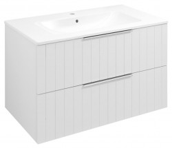 SAPHO - CIRASA STRIP umývadlová skrinka 79,8x52x46cm, biela mat (CR801-3131S)