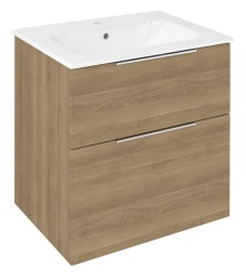 SAPHO - CIRASA szafka pod umywalkę 59,2x64x46cm, dąb cuneo (CR601-2525)
