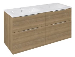 SAPHO - CIRASA umývadlová skrinka 118,4x64x46cm, dub cuneo (CR121-2525-21)