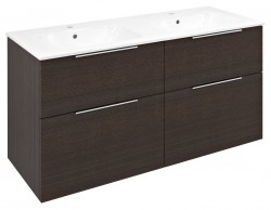 SAPHO - CIRASA umývadlová skrinka 118,4x64x46cm, rustikálna borovica (CR121-1616-21)