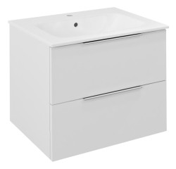 SAPHO - CIRASA umývadlová skrinka 59,2x52x46cm, biela lesk (CR611-3030)