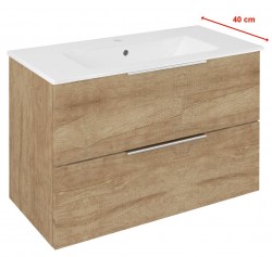 SAPHO - CIRASA umývadlová skrinka 78x54x39cm, dub alabama (CR792-2222)