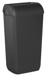 SAPHO - COLORED nástenný odpadkový kôš s vekom 23 l, ABS, Soft Touch, čierna mat (A74020VB)