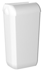 SAPHO - COLORED nástenný odpadkový kôš s vekom 23l, ABS, Soft Touch, biela (A74020AW)