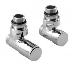 SAPHO - COMPACT pripojovacia sada ventilov ručná rohová, chróm (CP5015S)