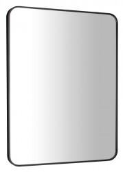SAPHO - CONA zrkadlo v ráme, 60x80cm, čierna (NC260)
