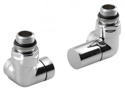 SAPHO - CORNER SIMPLY pripojovacia sada ventilov, pravé, chróm (CP130S)